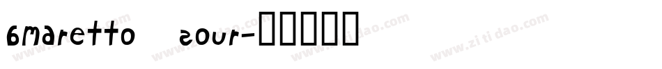 Amaretto  Sour字体转换